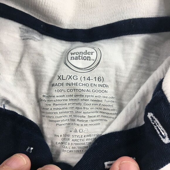 4 PC WONDER NATION SHIRT LOT 2 T-SHIRTS 2 POLOS BOYS SIZE XL 14-16 - Picture 4 of 13